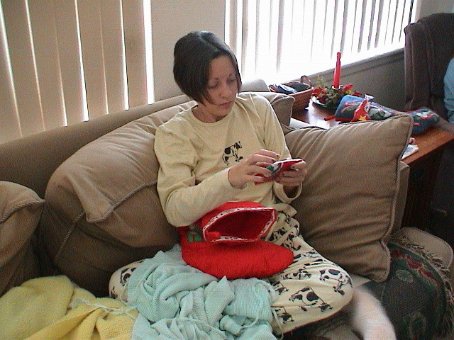 Xmas Morning - Emma's Stocking